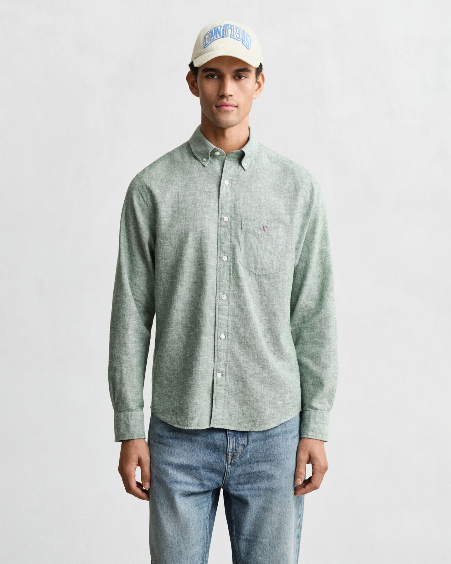 Regular Fit Cotton Linen Shirt