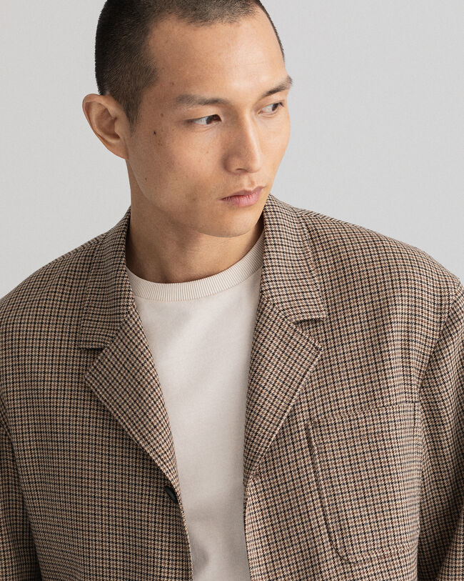 Checked Smock Jacket
