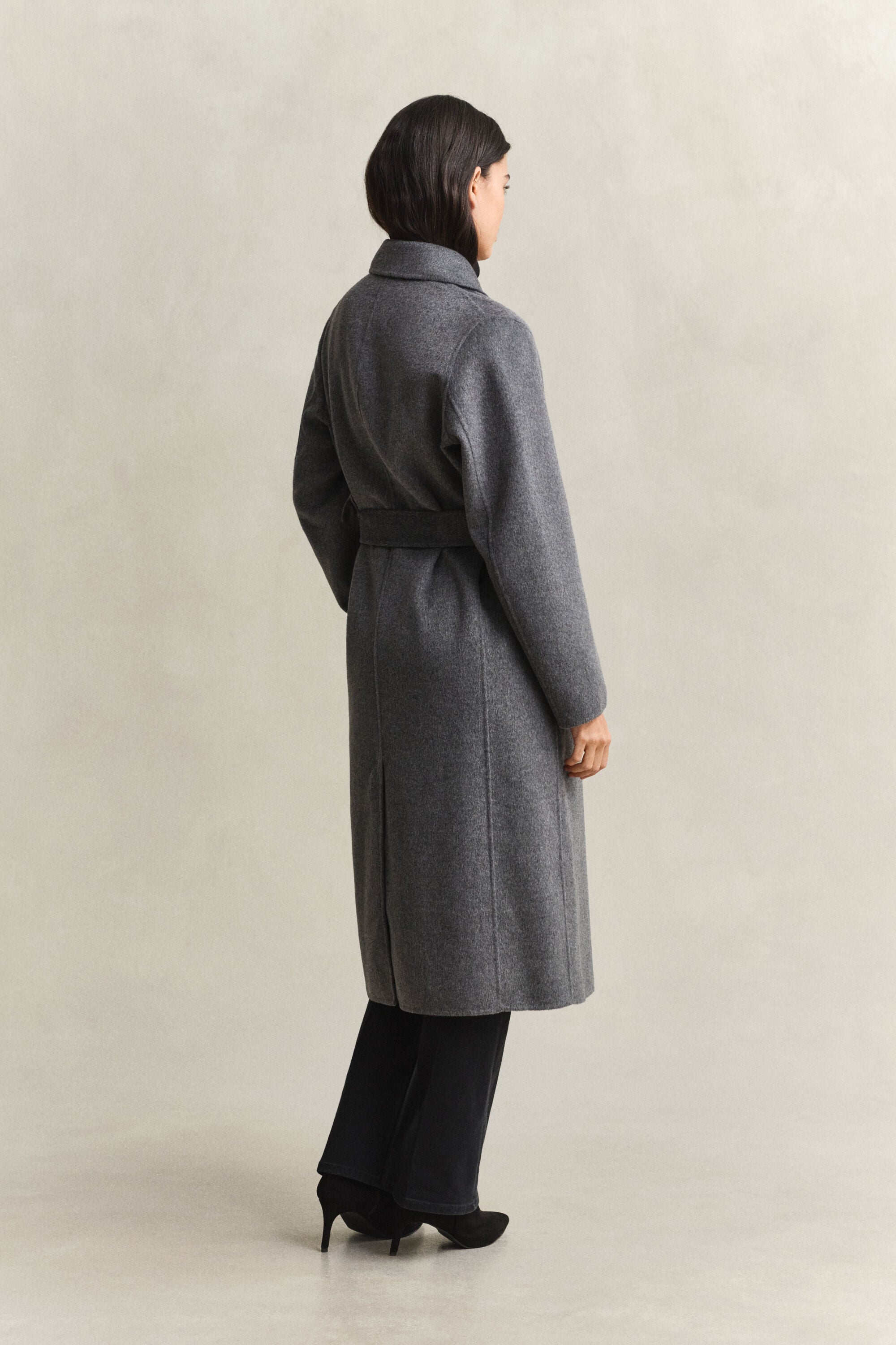 Handstitched Belted Coat