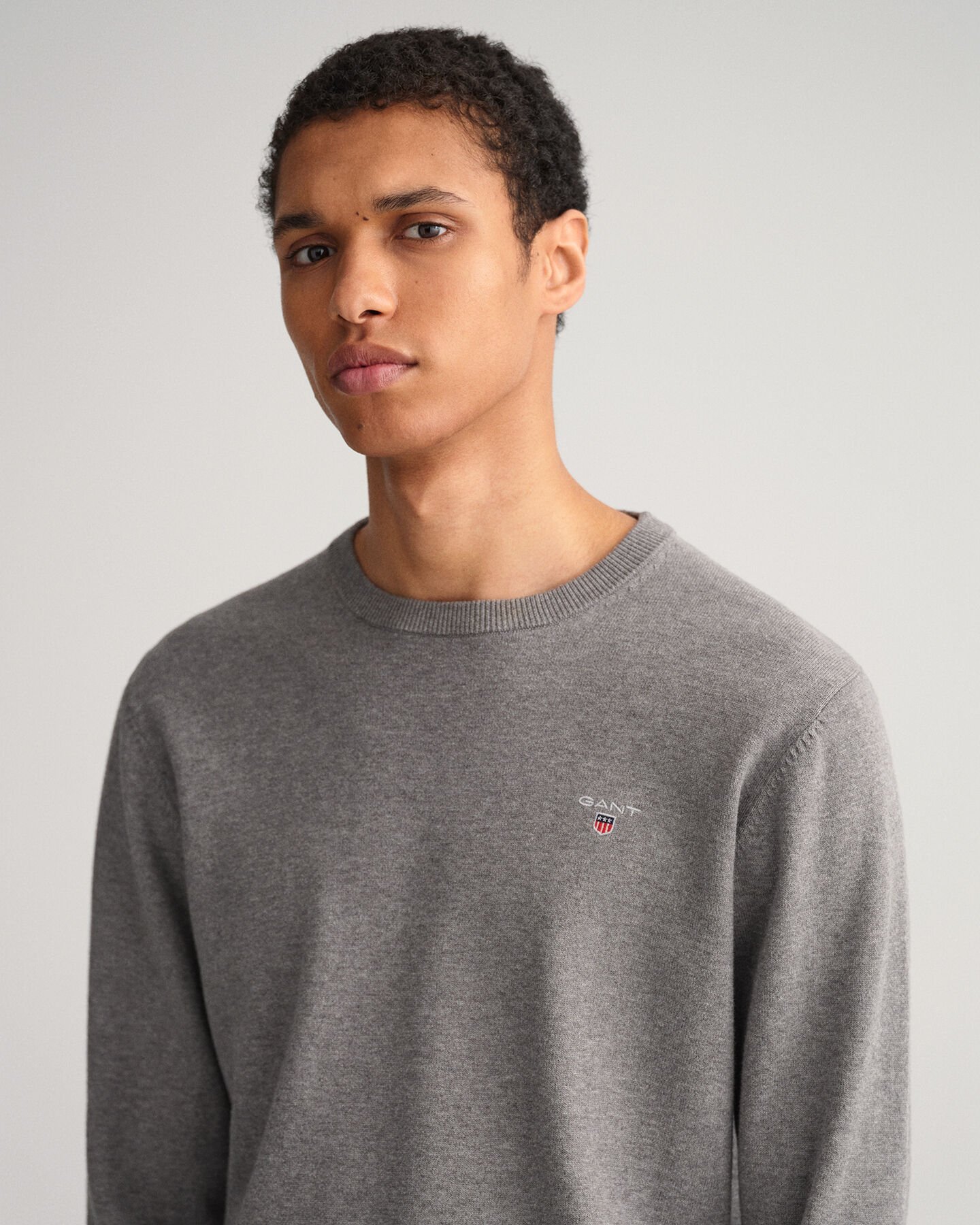 Classic Cotton Crew Neck Sweater