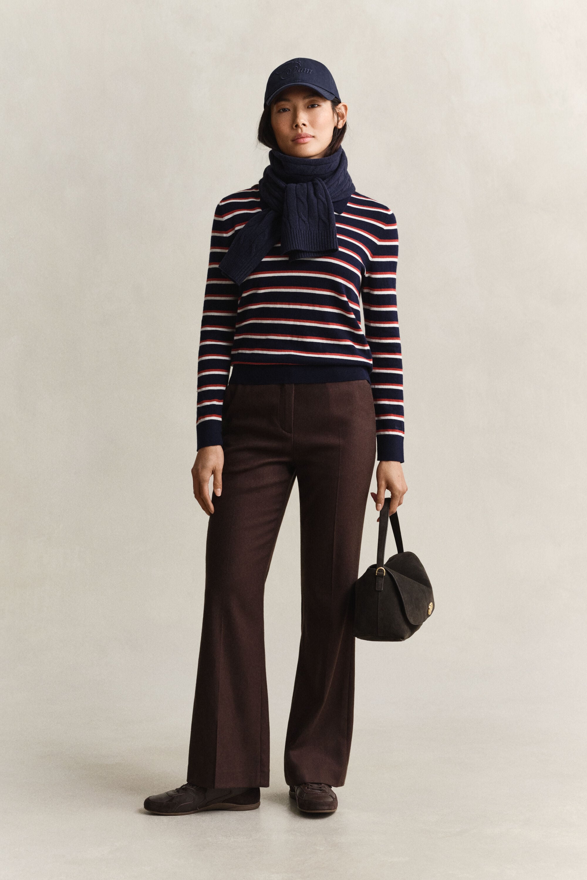 Fine Knitted Striped Sweater