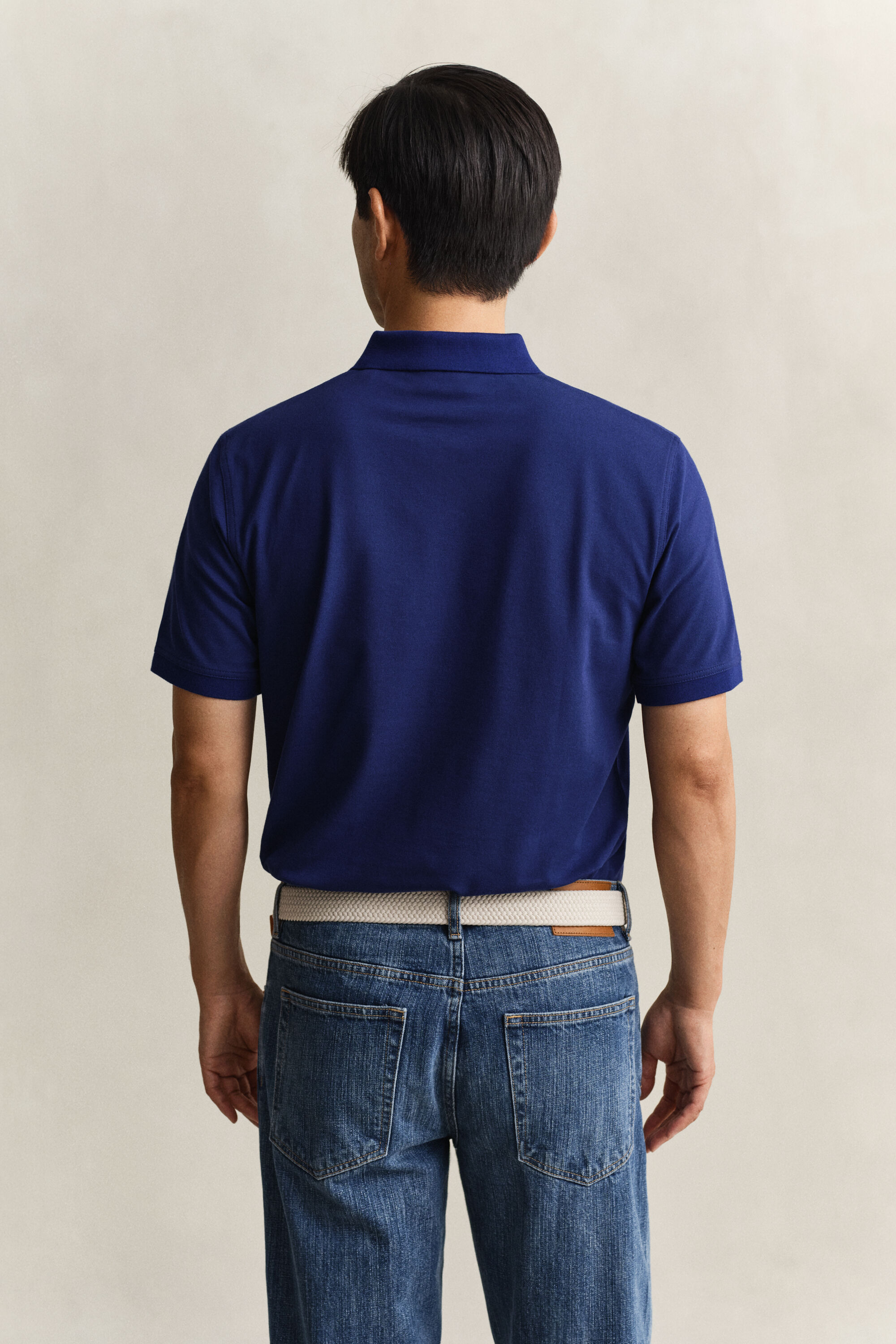 Contrast Piqué Polo Shirt