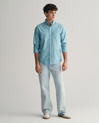 Regular Fit Striped Archive Oxford Shirt 
