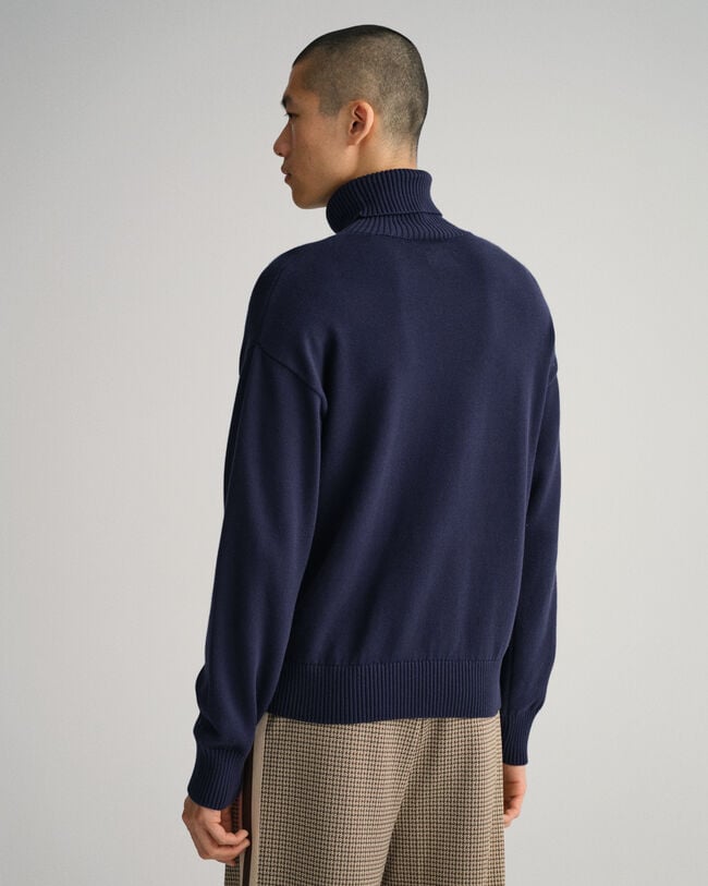 Supima Cotton Rollneck Sweater