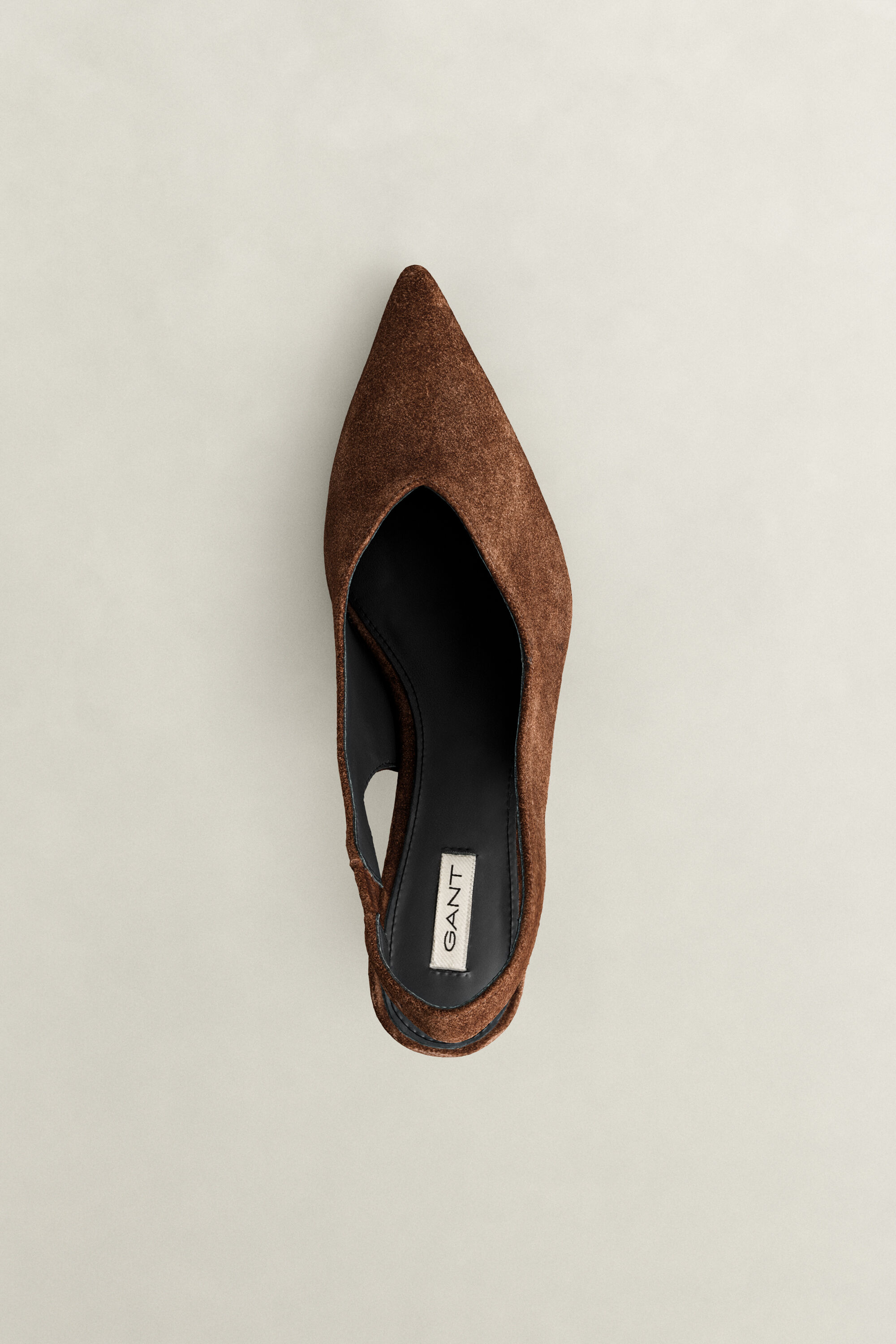 Tillbye Suede Heels — DARK BROWN