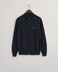 Classic Cotton Zip Cardigan