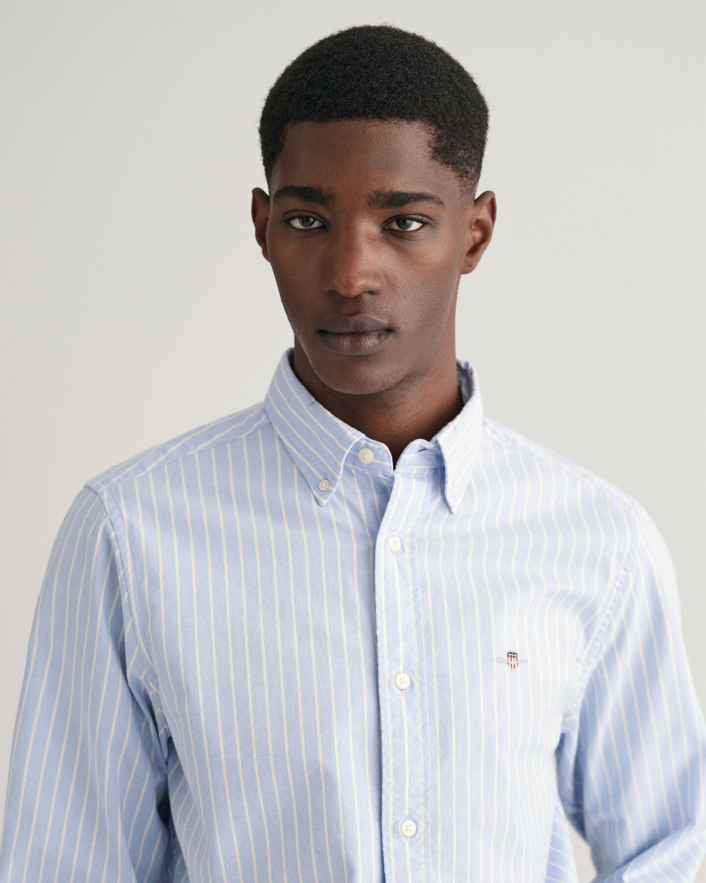 Slim Fit Striped Oxford Stretch Shirt