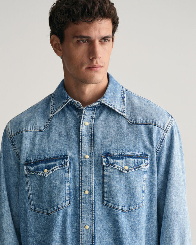 Relaxed Fit Denim Rodeo Shirt