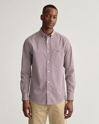 Regular Fit Poplin Micro Gingham Shirt