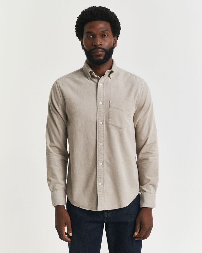 Regular Fit Corduroy Shirt