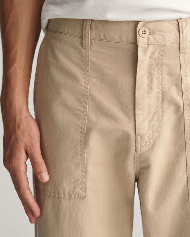 Regular Fit Cotton Linen Chinos