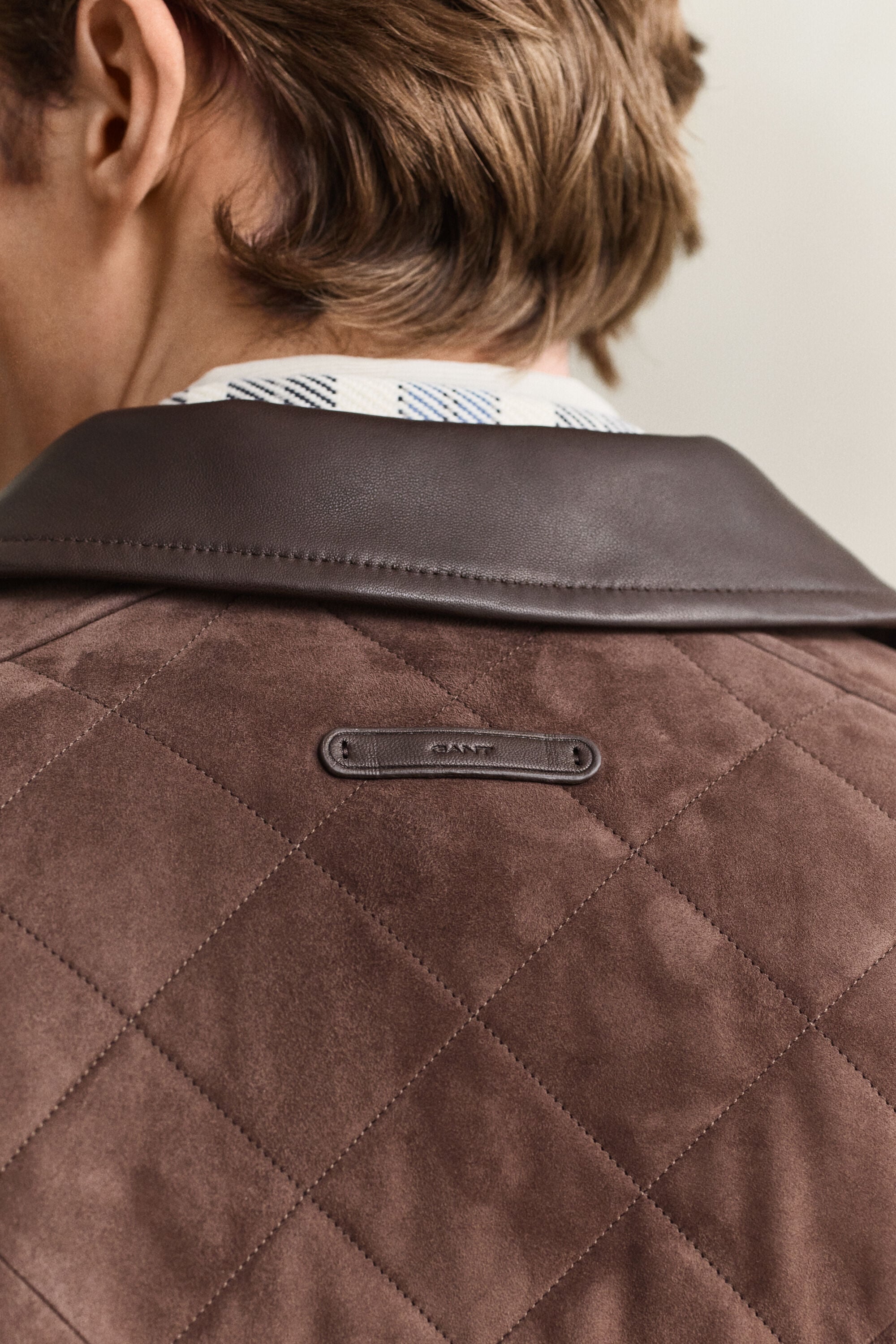 Quilted Suede Jacket