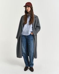 Classic Oxford Frill Blouse