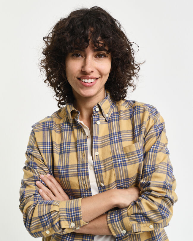 Regular Fit Checked Flannel Shirt