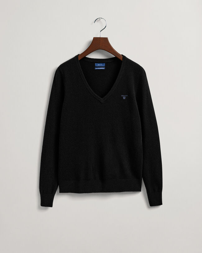 Extra Fine Lambswool V-Neck Sweater
