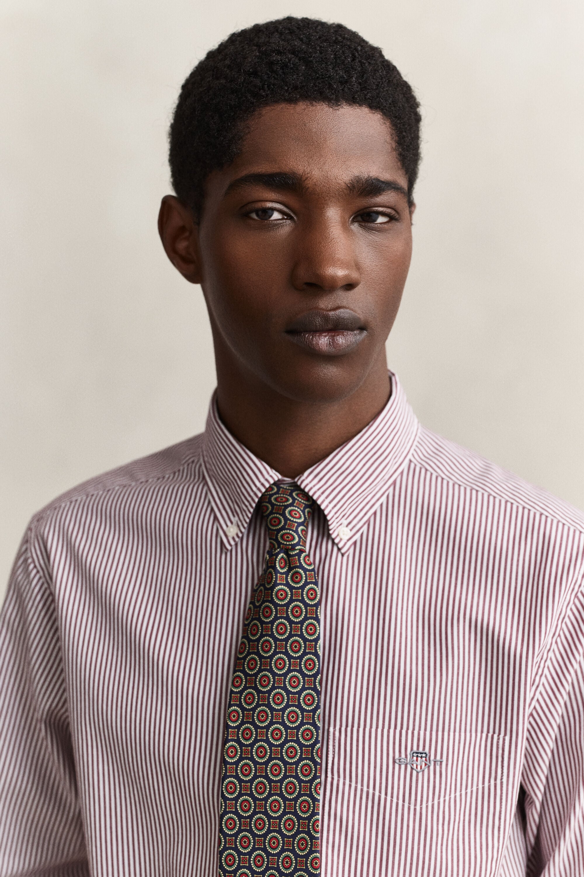 Classic Regular Striped Poplin Shirt