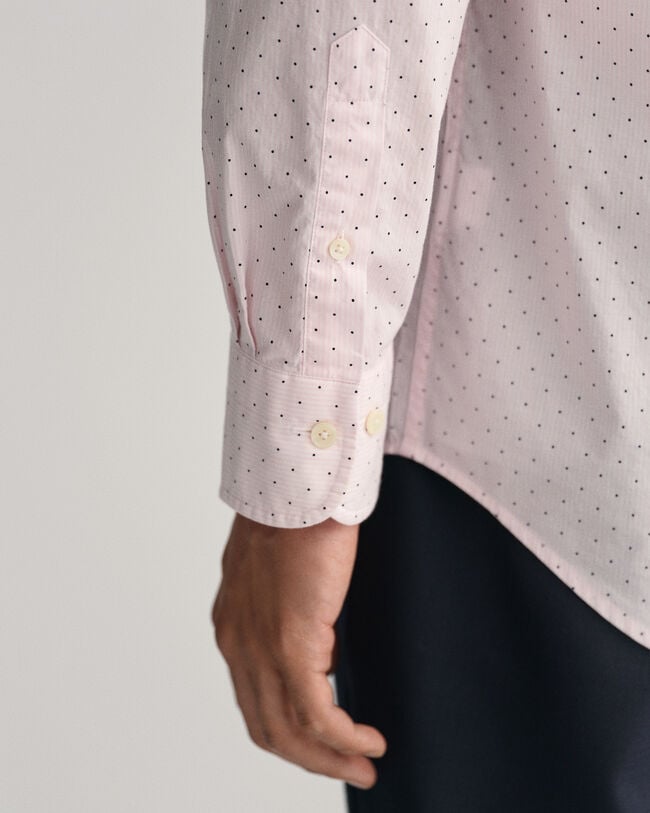 Regular Fit Banker Dot Shirt