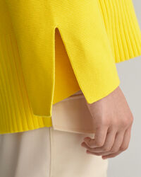 Open Collar Knit Sweater