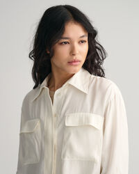 Relaxed Fit Flap Pocket Shirt