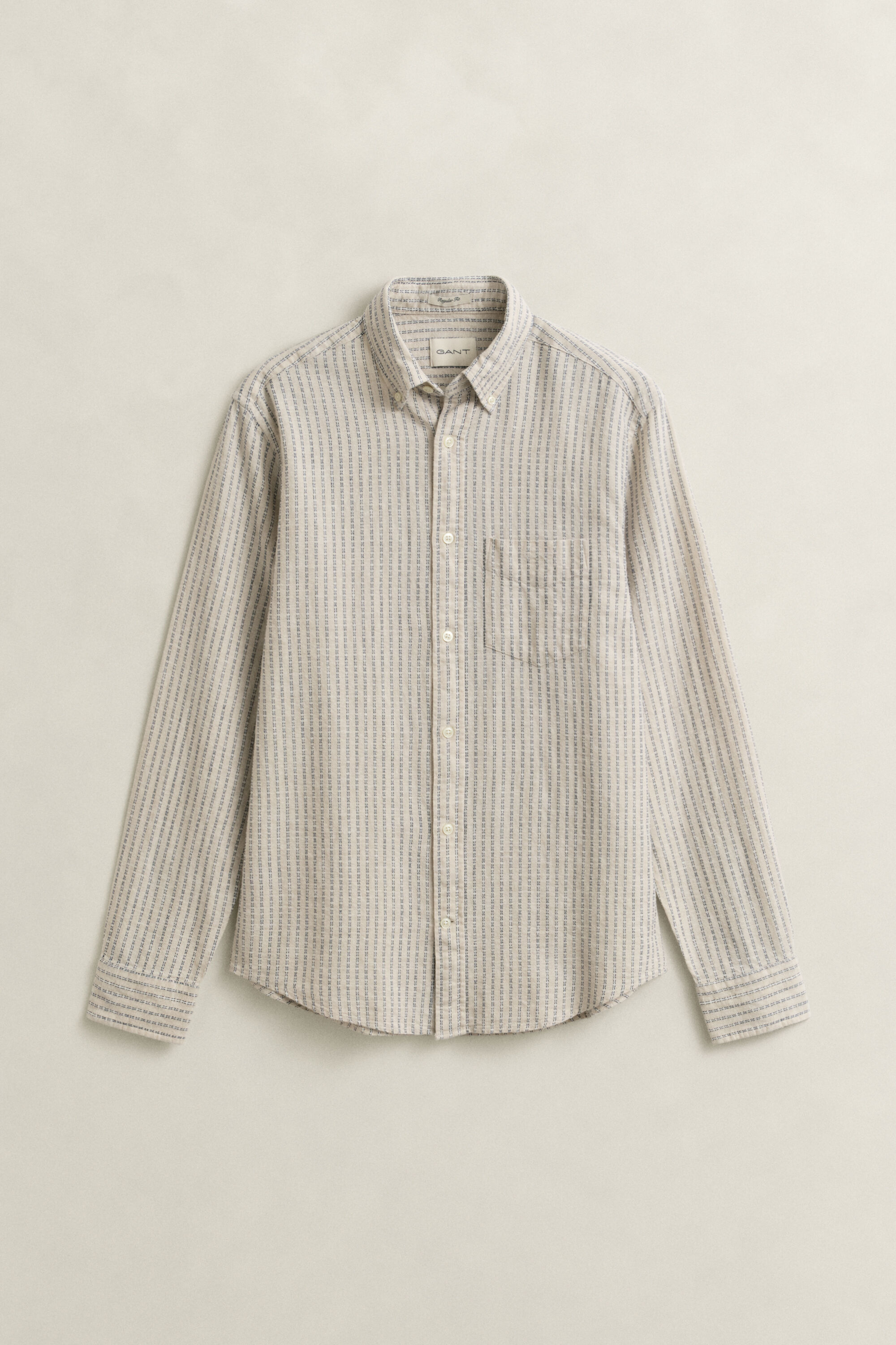 Striped Linen Blend Shirt