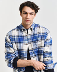 Relaxed Fit Checked Flannel Shirt