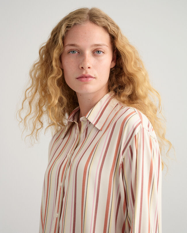 Relaxed Fit Multistripe Shirt