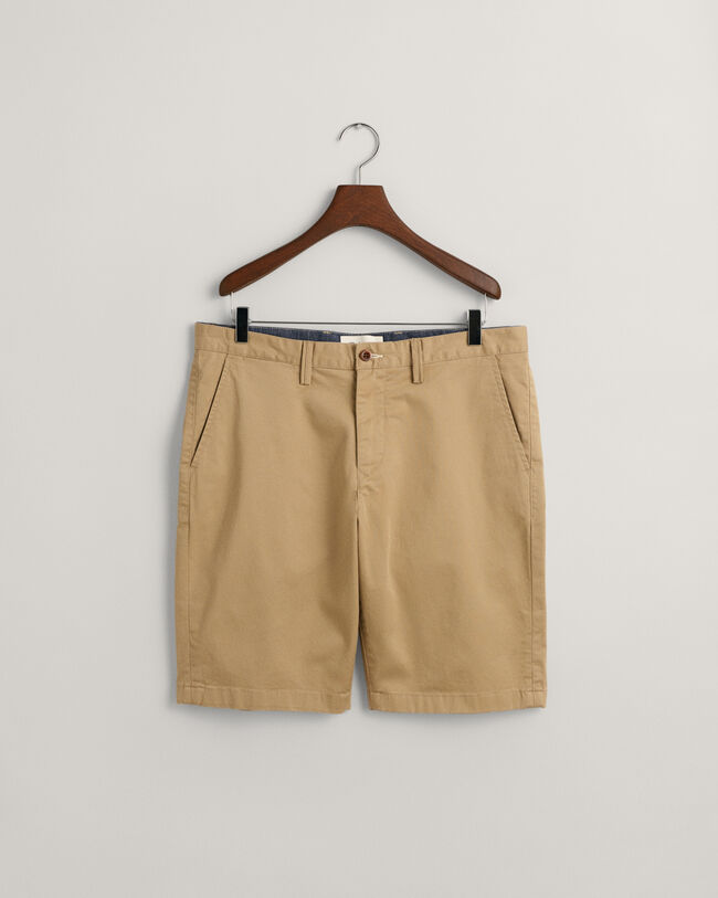 Relaxed Fit Twill Shorts