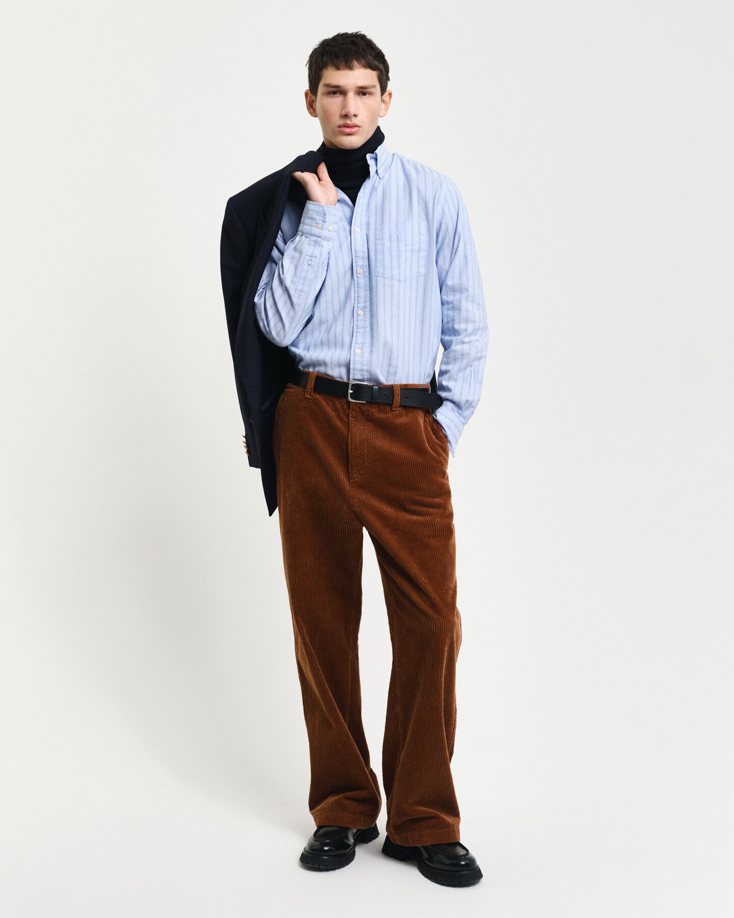 Regular Fit Striped Archive Oxford Shirt