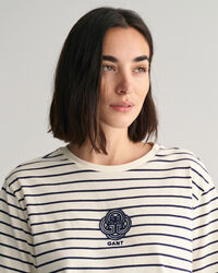 Striped Monogram T-Shirt