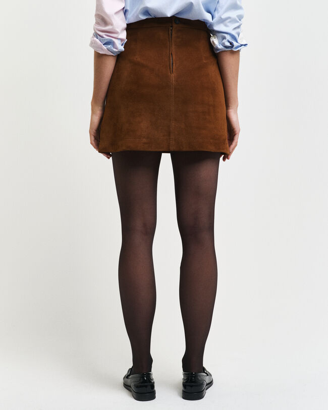 Suede Leather Skirt