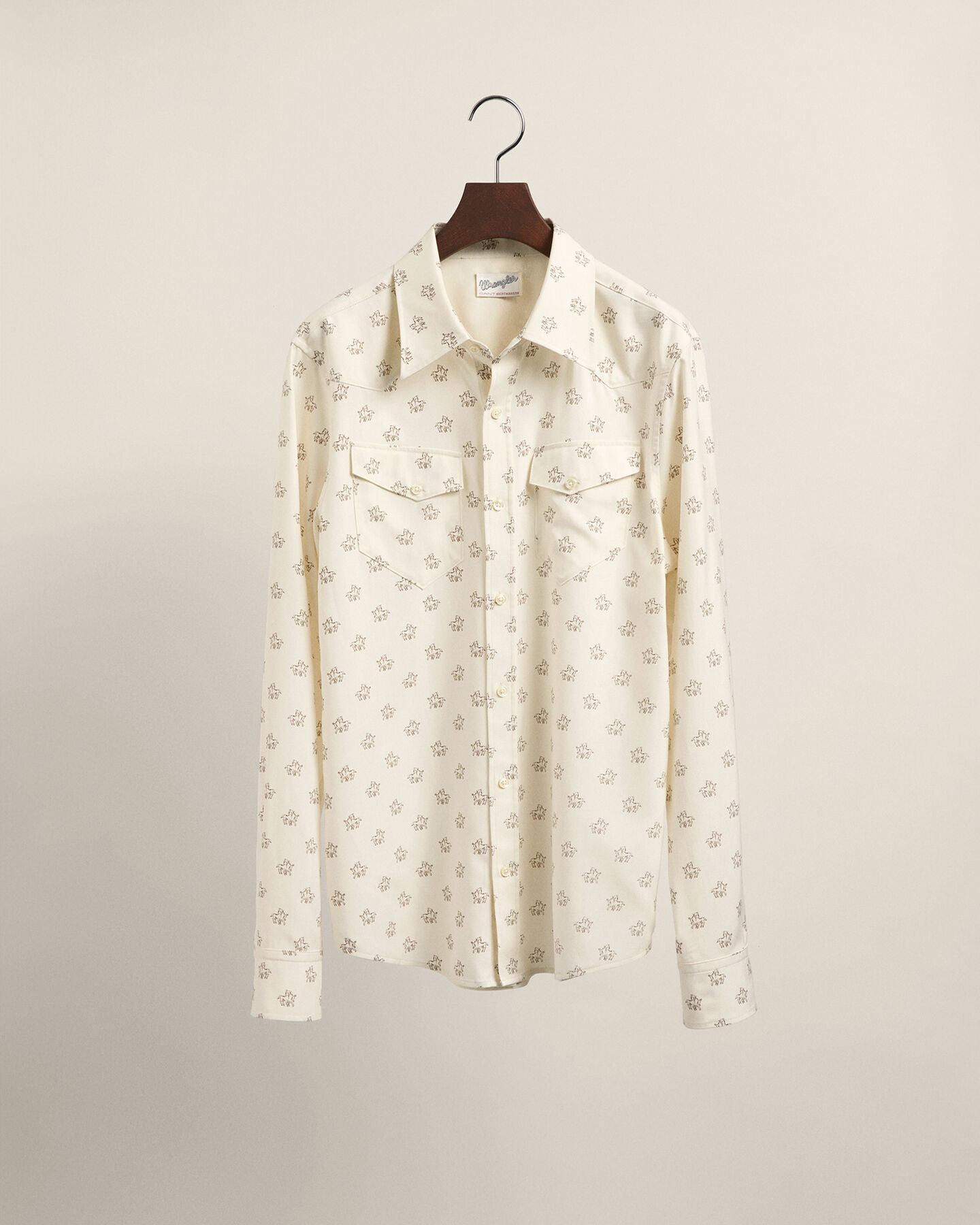 GANT x Wrangler Slim Fit Silk Western Shirt