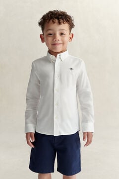 Boys Shield Oxford Shirt — WHITE 5
