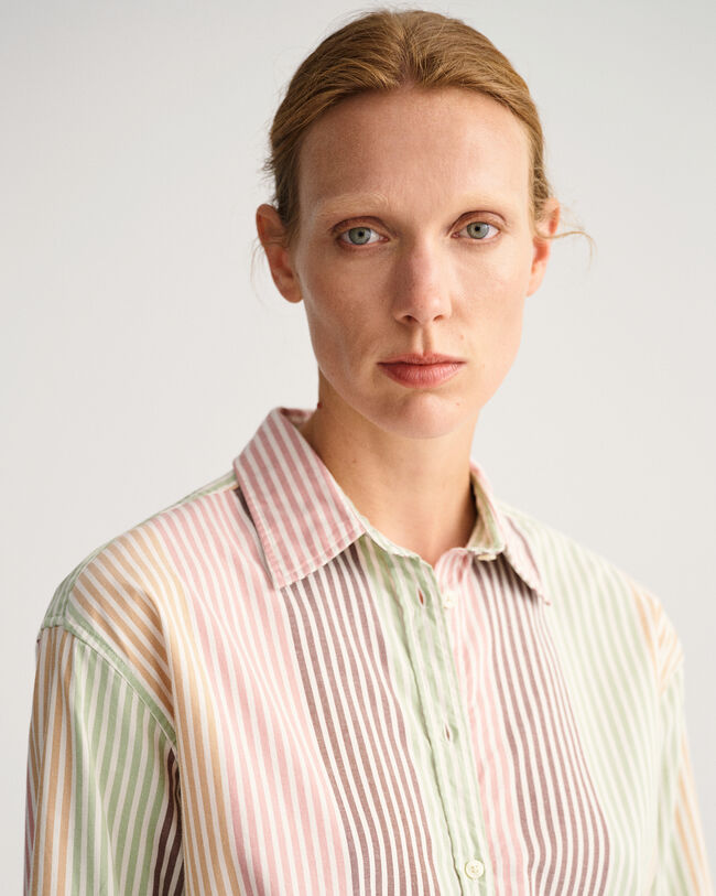 Relaxed Fit Multistripe Shirt