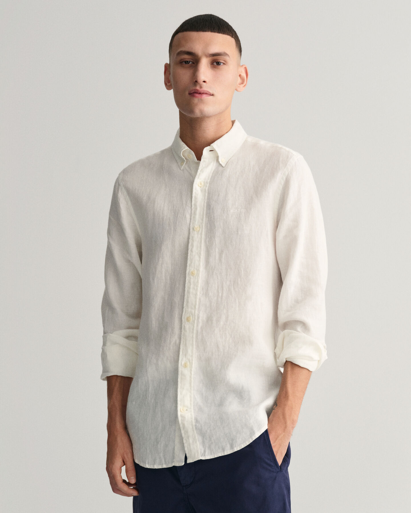 Slim Fit Linen Shirt