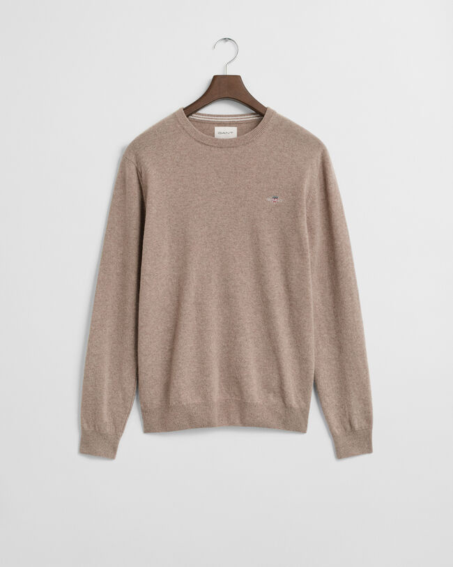 Superfine Lambswool Crew Neck Sweater