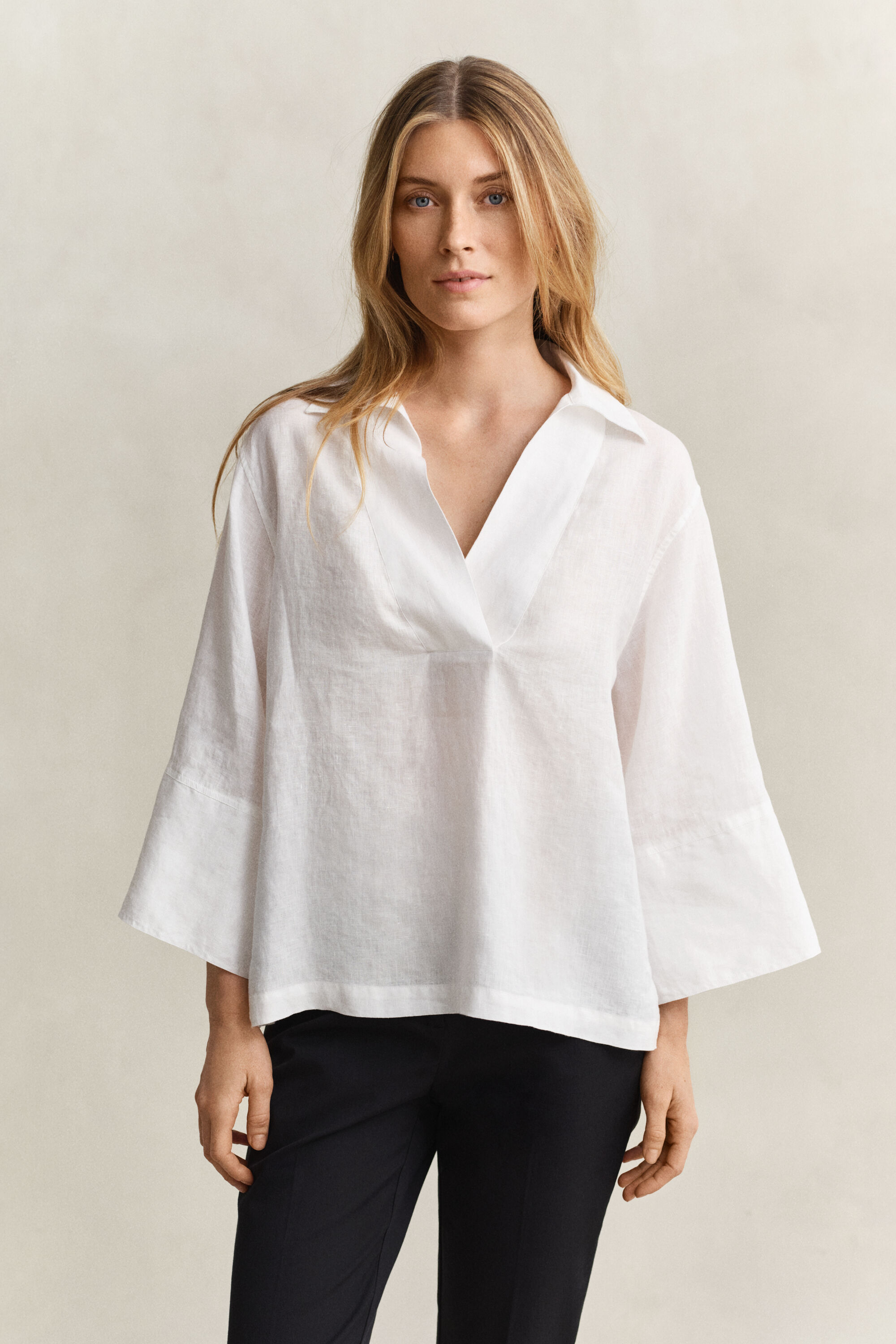 Popover Linen Shirt