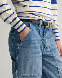 Wide Leg Cargo Jeans