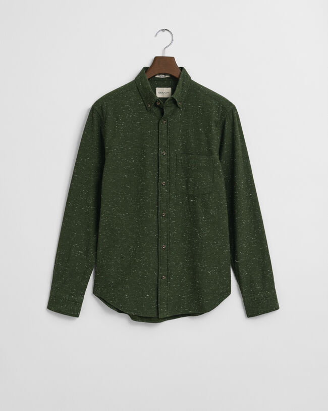 Regular Fit Nepps Flannel Shirt