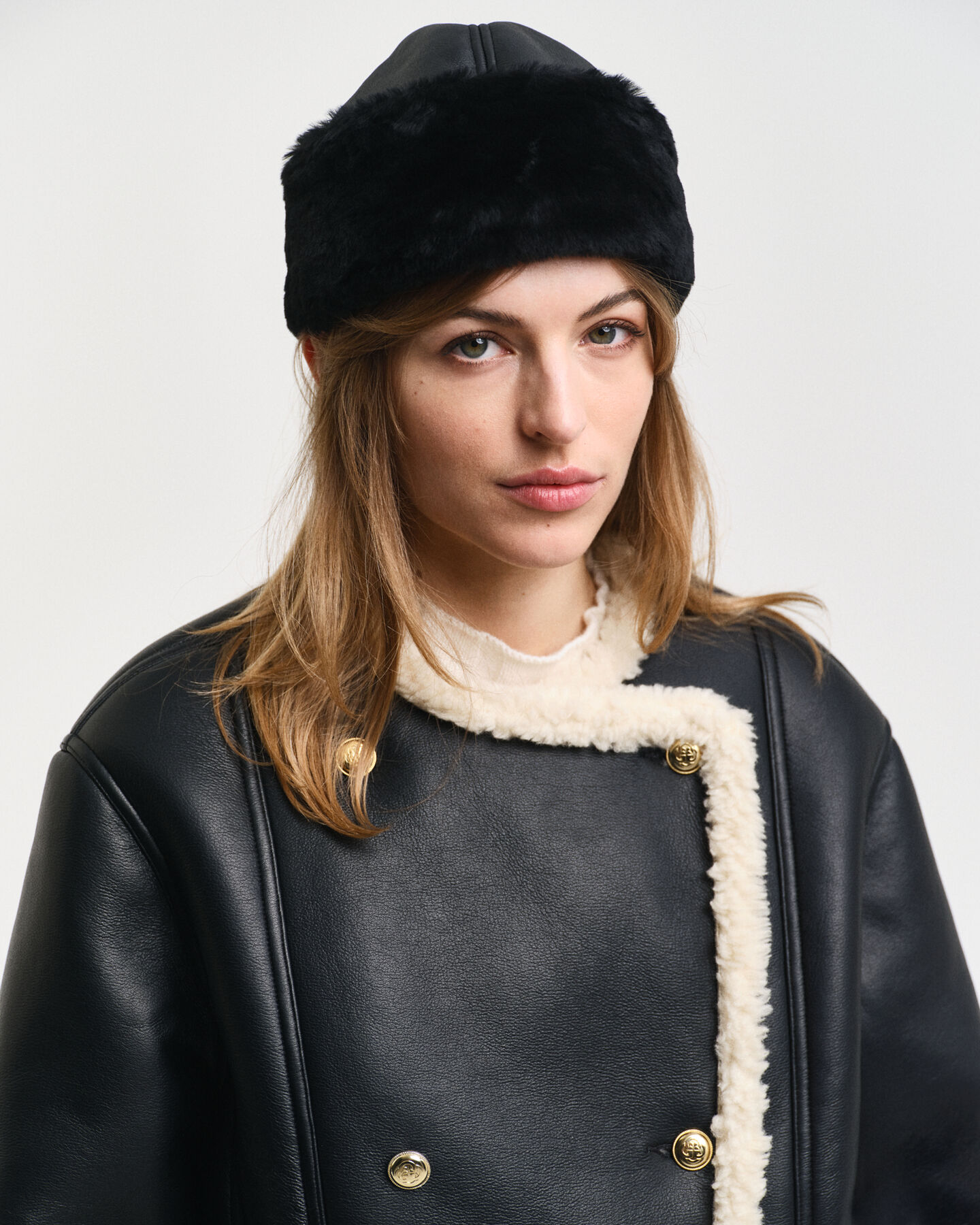 Faux Shearling Short Jacket