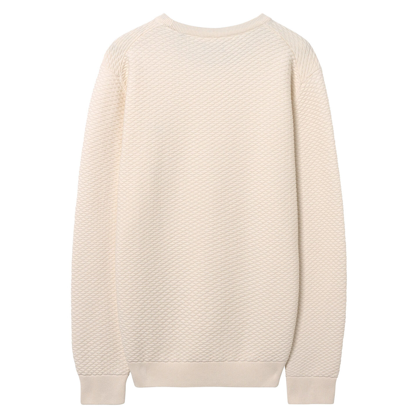 Triangle Texture Crew Neck Sweater