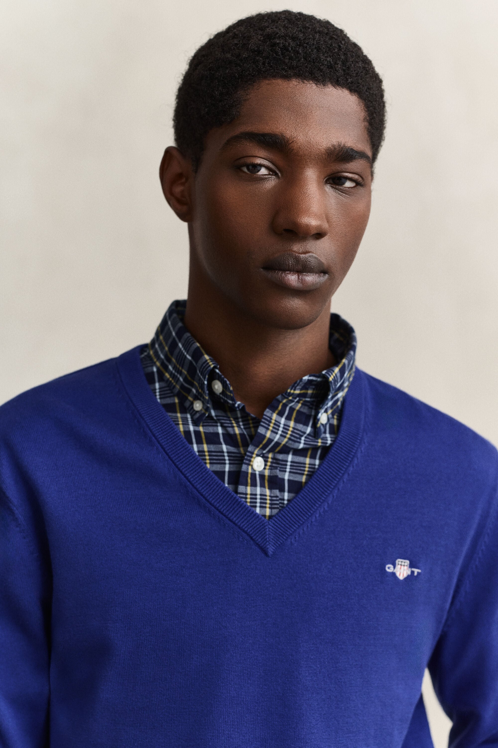 Classic Cotton V-Neck Sweater