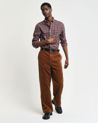 Regular Fit Checked Light Twill Shirt