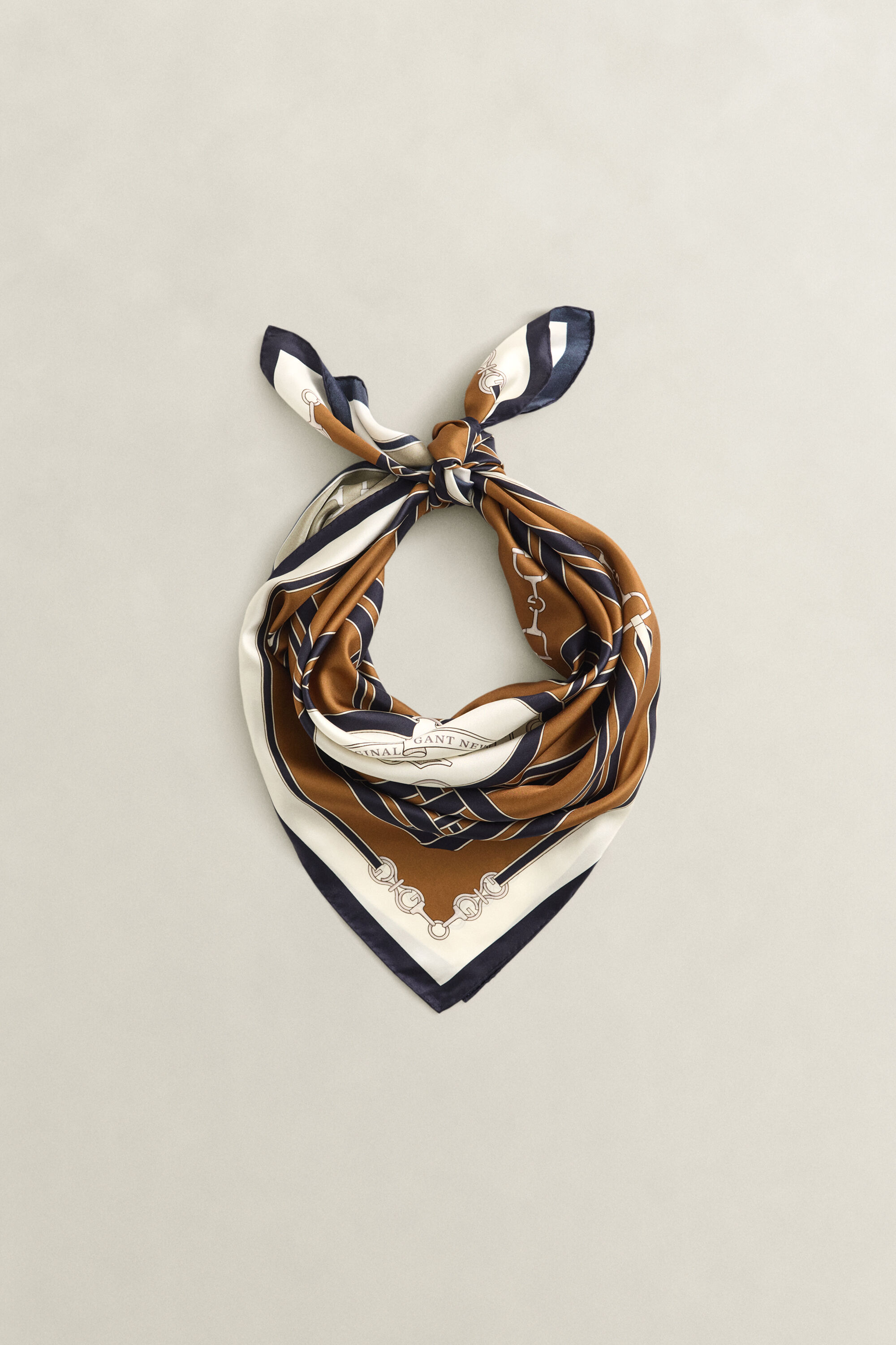 Chain Print Silk Scarf