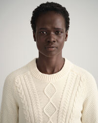 Cable Crew Neck Sweater