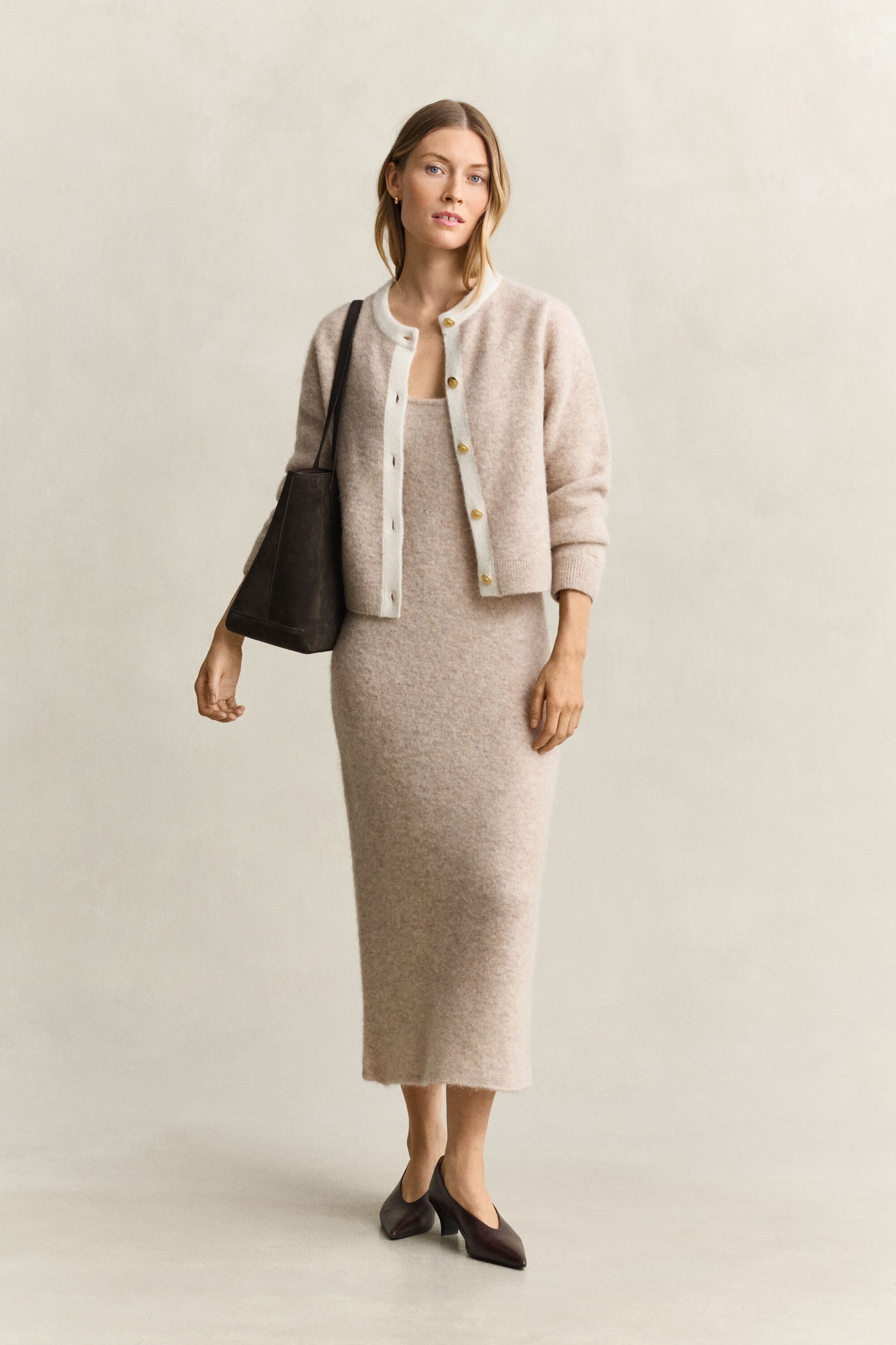 Alpaca Wool Blend Cardigan