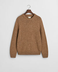 Wool Nepps Crew Neck Sweater