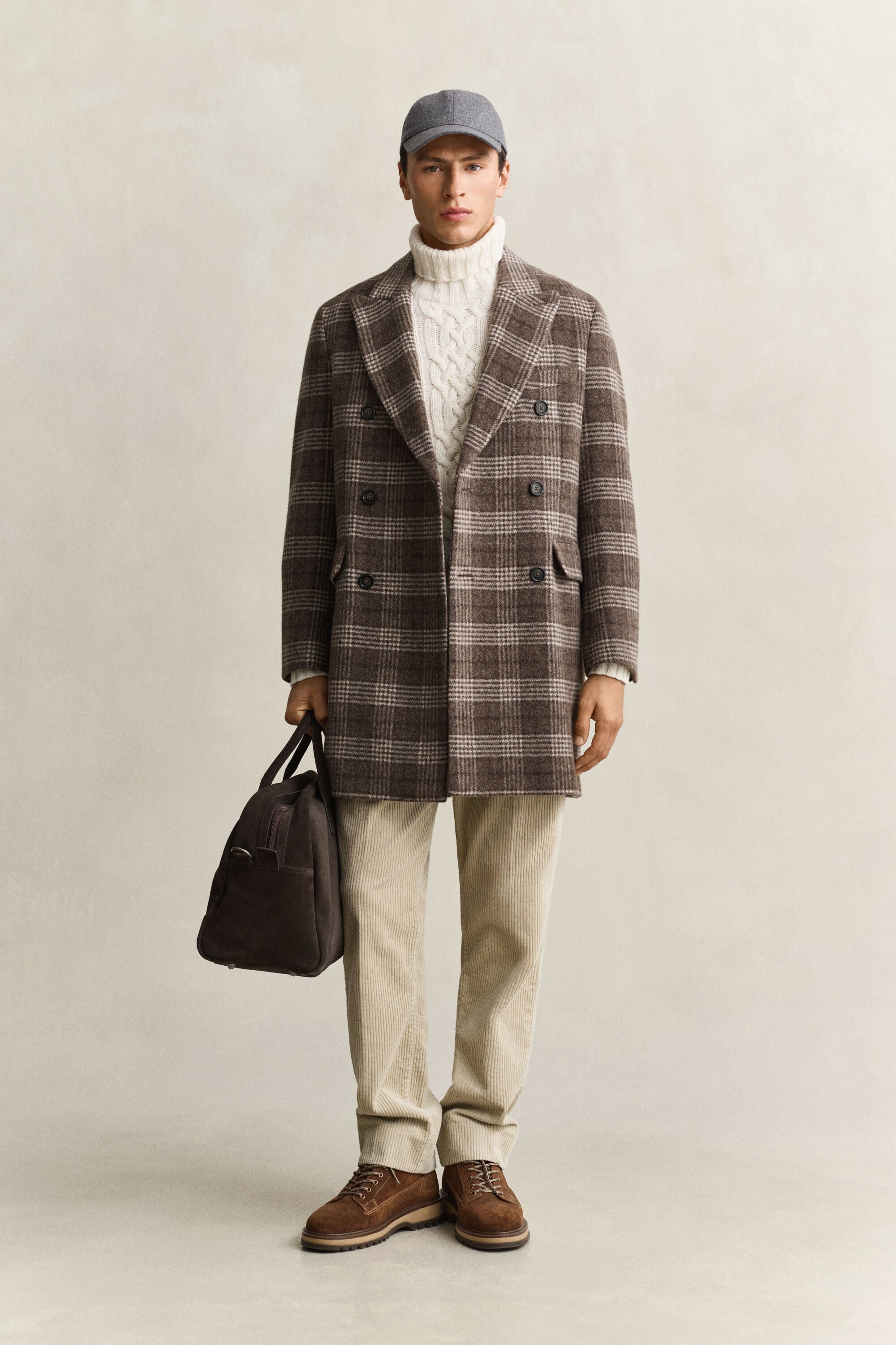 Double Breasted Wool Coat