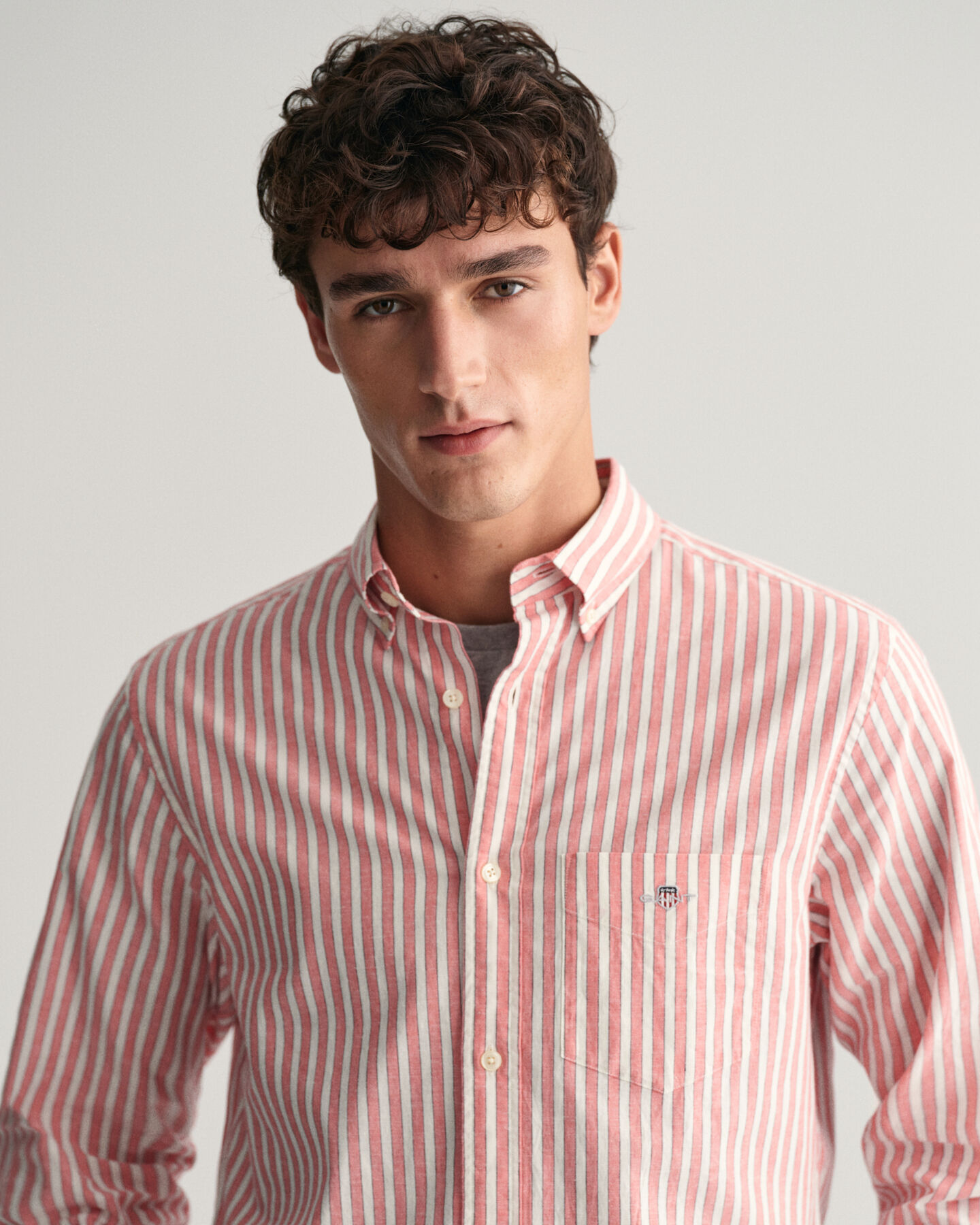 Regular Fit Striped Cotton Linen Shirt