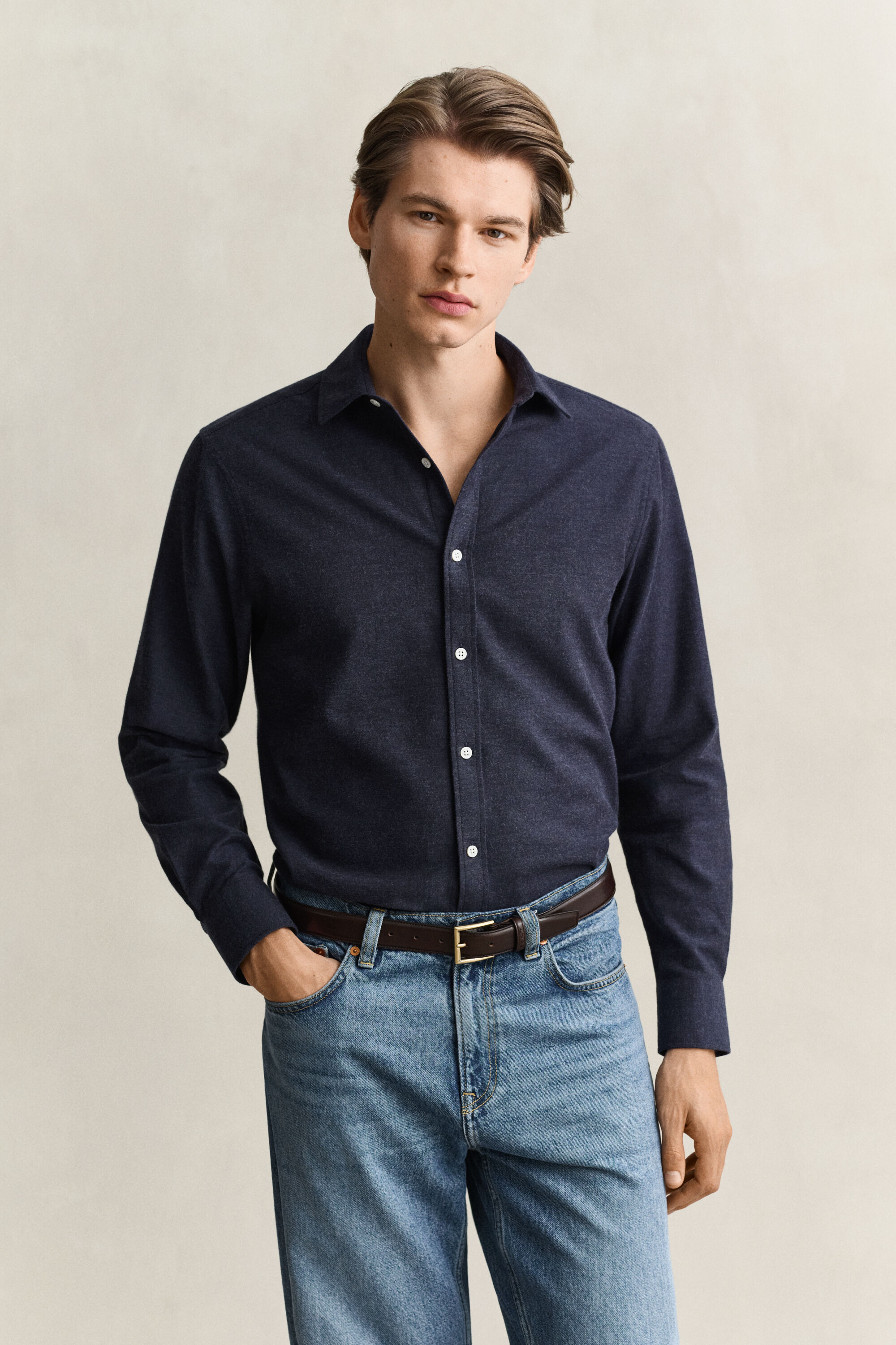 Flannel Mélange Shirt