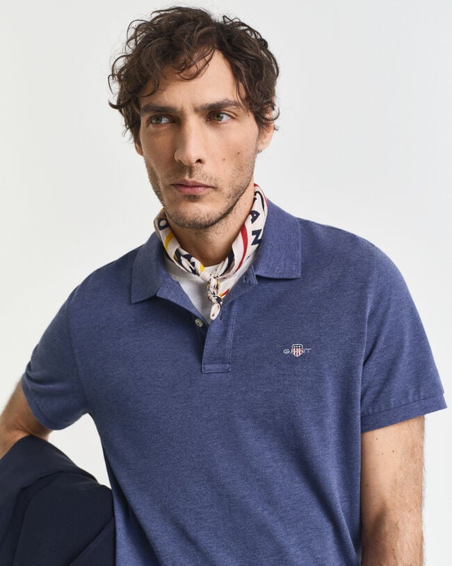 Regular Fit Shield Piqué Polo Shirt